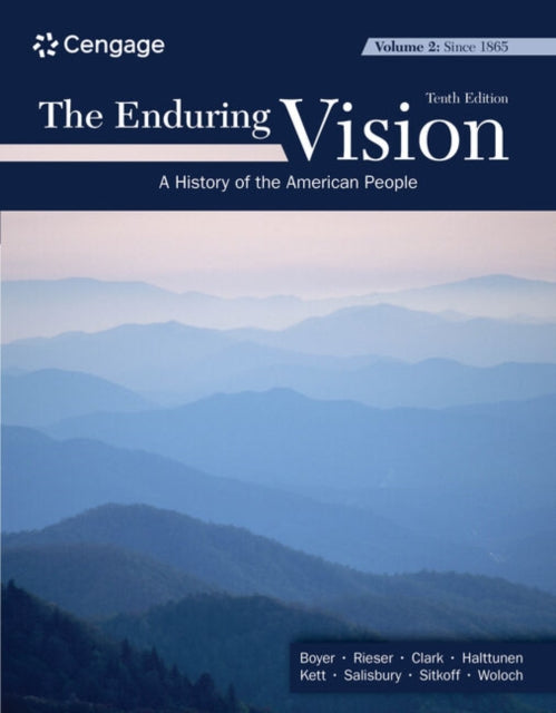 Book cover of: Enduring Vision, Volume II: Since 1865. By: Paul S. Boyer