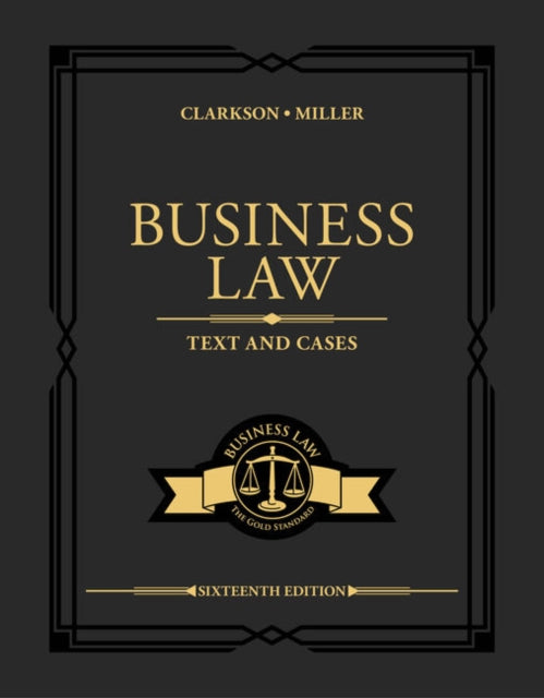 Book cover of: Business Law. By: Kenneth Clarkson