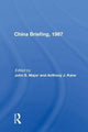 Book cover of: China Briefing, 1987. By: John S. Major