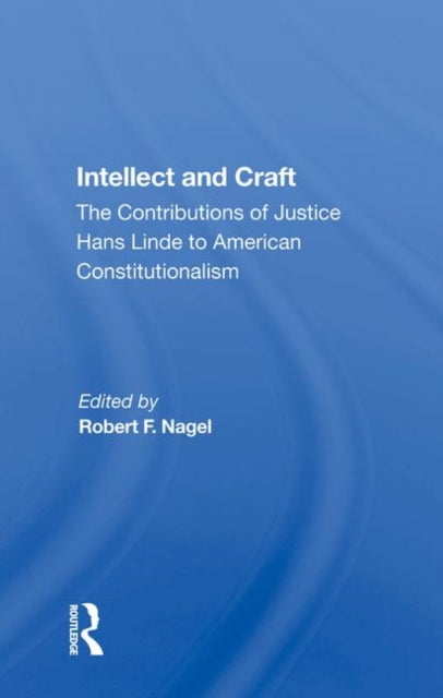 Book cover of: Intellect And Craft. By: Robert F. Nagel