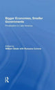 Book cover of: Bigger Economies, Smaller Governments