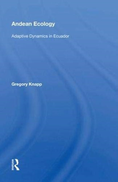 Book cover of: Andean Ecology