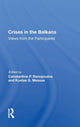 Book cover of: Crises In The Balkans. By: Constantine P. Danopoulos