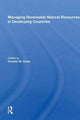 Book cover of: Managing Renewable Natural Resources In Developing Countries