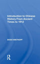 Book cover of: Intro Chinese History. By: Bodo Wiethoff