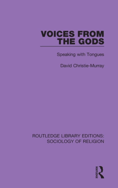 Book cover of: Voices from the Gods. By: David Christie-Murray