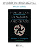 Book cover of: Student Solutions Manual for Nonlinear Dynamics and Chaos, 2nd edition