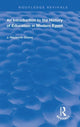 Book cover of: Introduction to the History of Education in Modern Egypt. By: J. Heyworth-Dunne