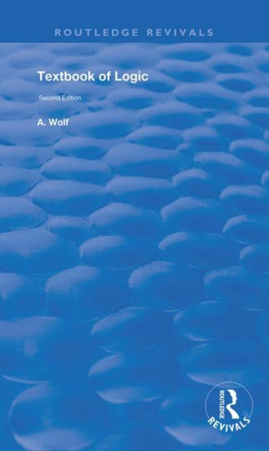 Book cover of: Textbook of Logic. By: Wolf Abraham