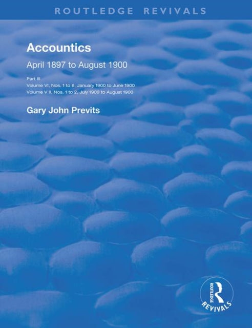 Book cover of: Accountics, Part III. By: Gary John Previts