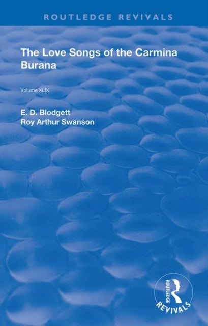 Book cover of: Love Songs of the Carmina Burana