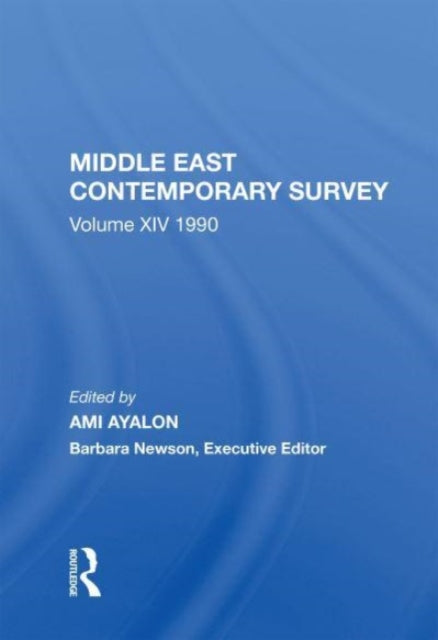 Book cover of: Middle East Contemporary Survey, Volume Xiv: 1990. By: Ami Ayalon
