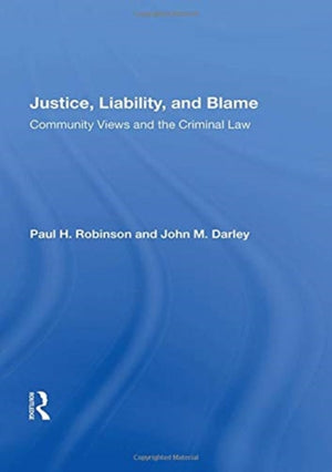 Justice, Liability, and Blame