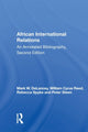 Book cover of: African International Relations. By: Mark W. Delancey