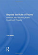 Book cover of: Beyond the Rule of Thumb. By: Tito Boeri