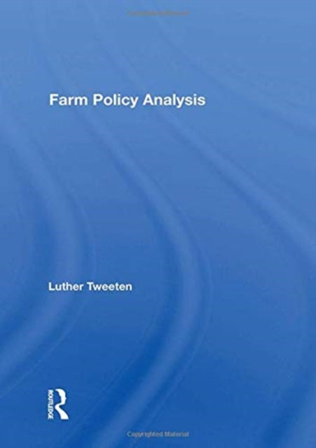 Book cover of: Farm Policy Analysis