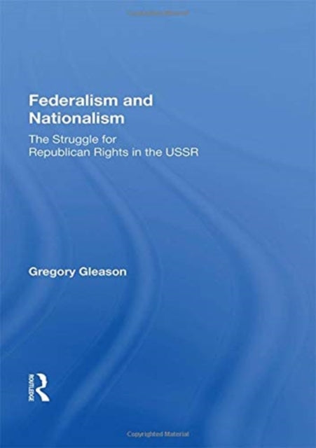 Book cover of: Federalism And Nationalism