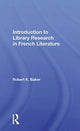 Book cover of: Introduction To Library Research In French Literature