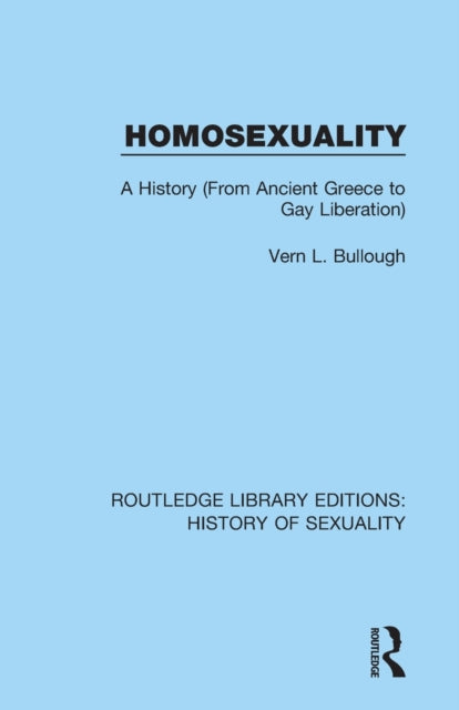 Book cover of: Homosexuality