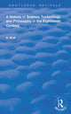 Book cover of: History of Science Technology and Philosophy in the 18th Century. By: Abraham Wolf