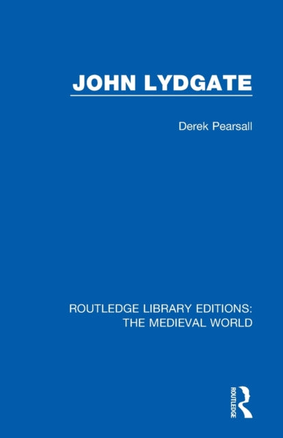 Book cover of: John Lydgate. By: Derek Pearsall