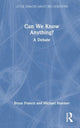 Book cover of: Can We Know Anything?. By: Bryan Frances