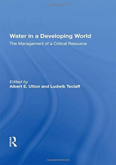 Book cover of: Water In A Developing World. By: Albert Utton