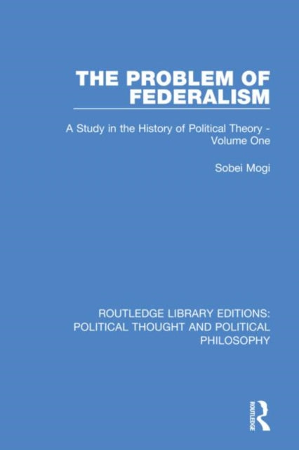 Book cover of: Problem of Federalism