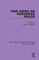 Book cover of: Five Views on European Peace. By: Sandi E. Cooper