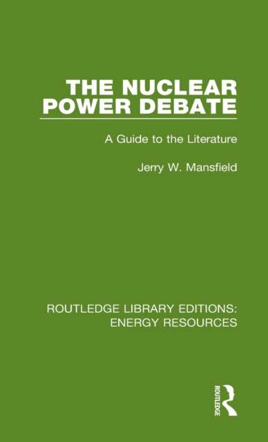 Book cover of: Nuclear Power Debate. By: Jerry W. Mansfield