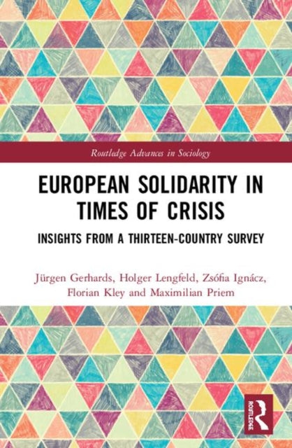 Book cover of: European Solidarity in Times of Crisis. By: Jurgen Gerhards