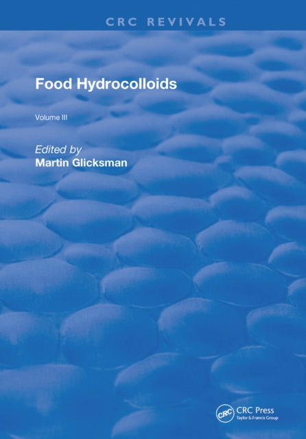 Book cover of: Food Hydrocolloids. By: Martin Glicksman