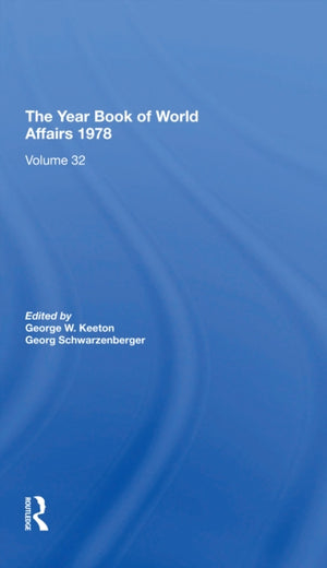 The Year Book Of World Affairs, 1978