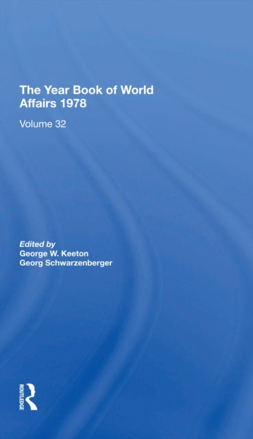 Book cover of: Year Book Of World Affairs, 1978. By: George W. Keeton