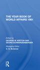 Book cover of: Year Book Of World Affairs, 1981. By: George W. Keeton