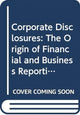 Book cover of: Corporate Disclosures. By: Shankar Jaganathan