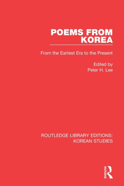 Book cover of: Poems from Korea. By: Peter H. Lee