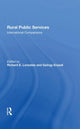 Book cover of: Rural Public Services. By: Richard E. Lonsdale
