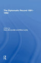 Book cover of: Diplomatic Record 19911992. By: Hans Binnendijk