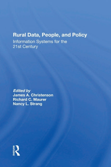 Book cover of: Rural Data, People, And Policy. By: Lis M. Maurer