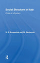 Book cover of: Social Structure In Italy. By: Sabino Acquaviva