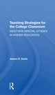Book cover of: Teaching Strategies For The College Classroom. By: James R. Davis