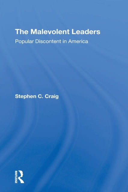 Book cover of: Malevolent Leaders. By: Stephen C Craig
