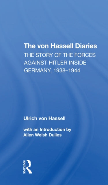 Book cover of: Von Hassell Diaries. By: Ulrich von Hassell