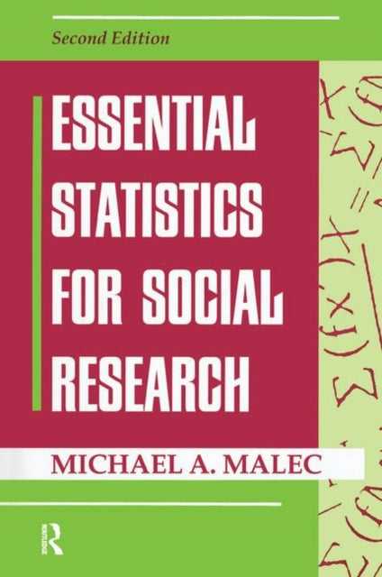 Book cover of: Essential Statistics For Social Research. By: Michael Malec