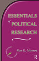 Book cover of: Essentials Of Political Research. By: Alan Monroe