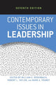 Book cover of: Contemporary Issues in Leadership. By: William E. Rosenbach