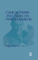 Book cover of: Clinical Papers and Essays on Psychoanalysis. By: Karl Abraham