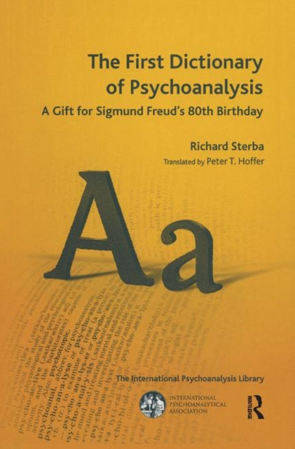 Book cover of: First Dictionary of Psychoanalysis. By: Richard Sterba