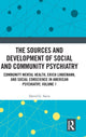 Book cover of: Sources and Development of Social and Community Psychiatry. By: David G. Satin